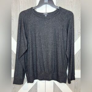 B15.12 Buffalo David Bitton Ladies’ Cozy Top Black/Charcoal L